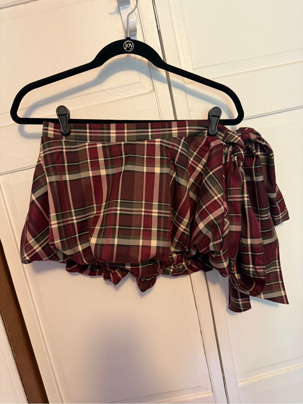 Generation Kiss Plaid Bubble Skirt